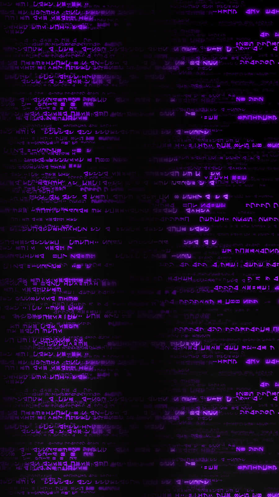 glowing purple digital code, dark background, cybernetic storm, HD Phone Wallpaper
