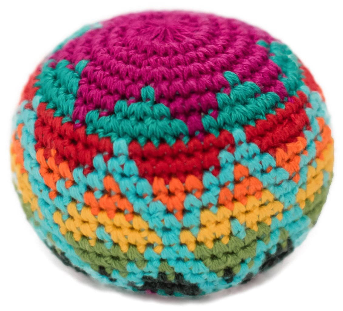 Hacky Sack, crochet, colorful rainbow, SD Desktop Wallpaper