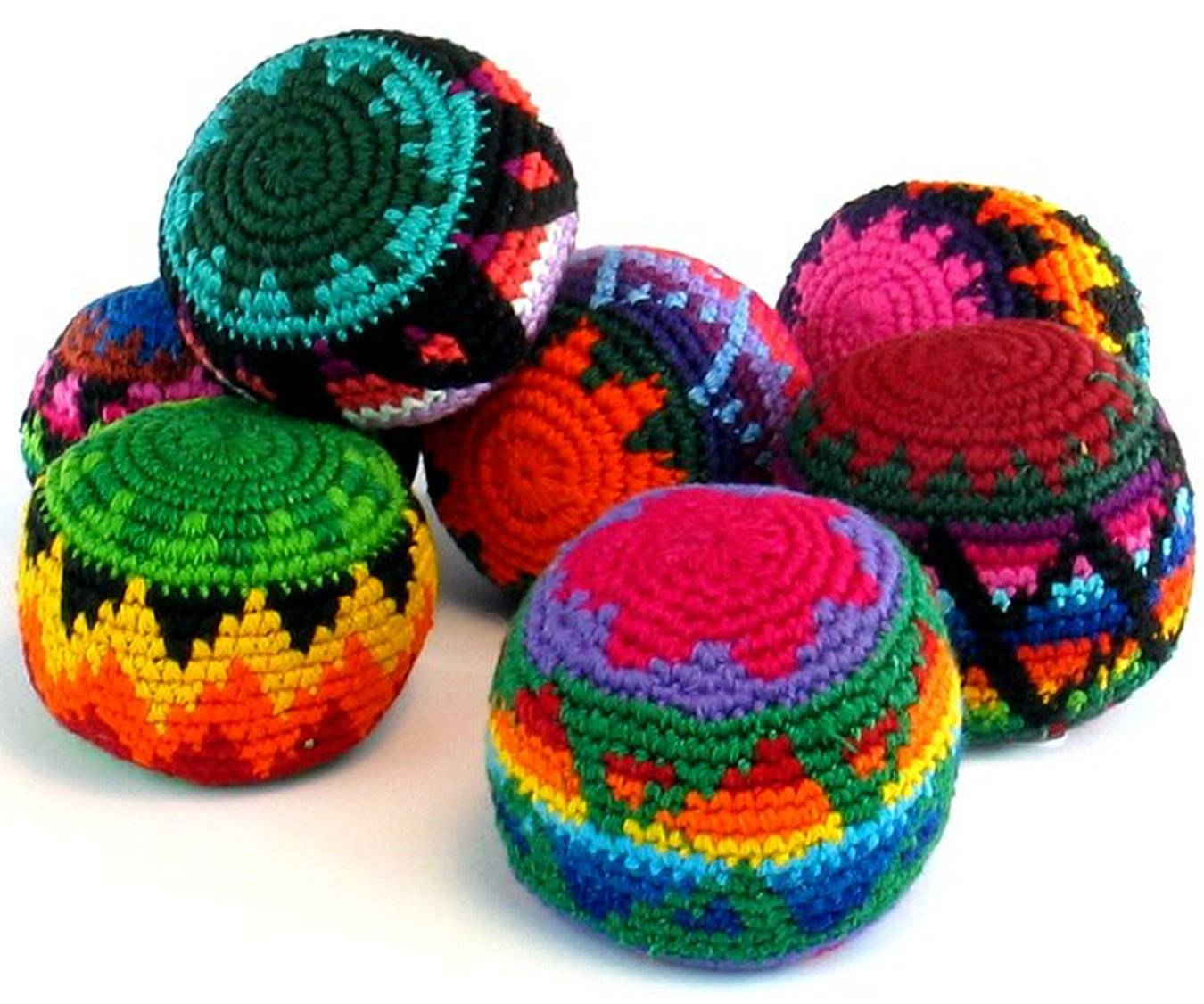 Hacky Sack, crochet, colorful, HD Desktop Wallpaper
