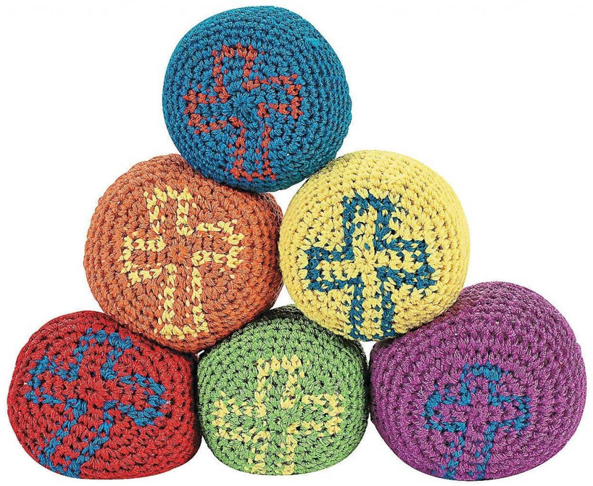 Hacky Sack, crochet cross, pastel, SD Desktop Wallpaper