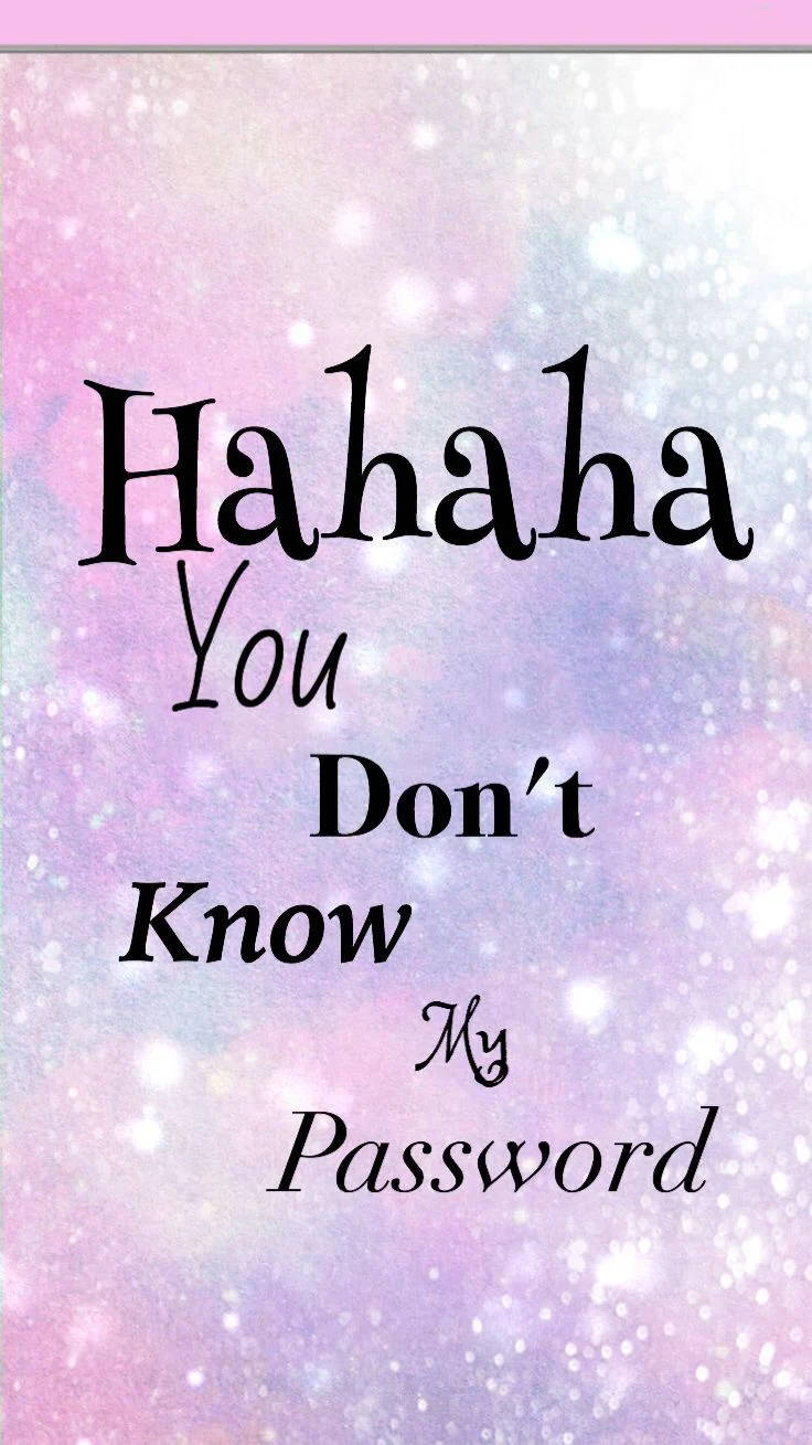 Hahaha, black script, sparkling pink and purple galaxy background, HD Phone Wallpaper