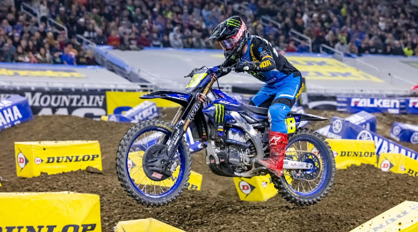 Haiden Deegan, motocross racer, blue gear, HD Desktop Wallpaper