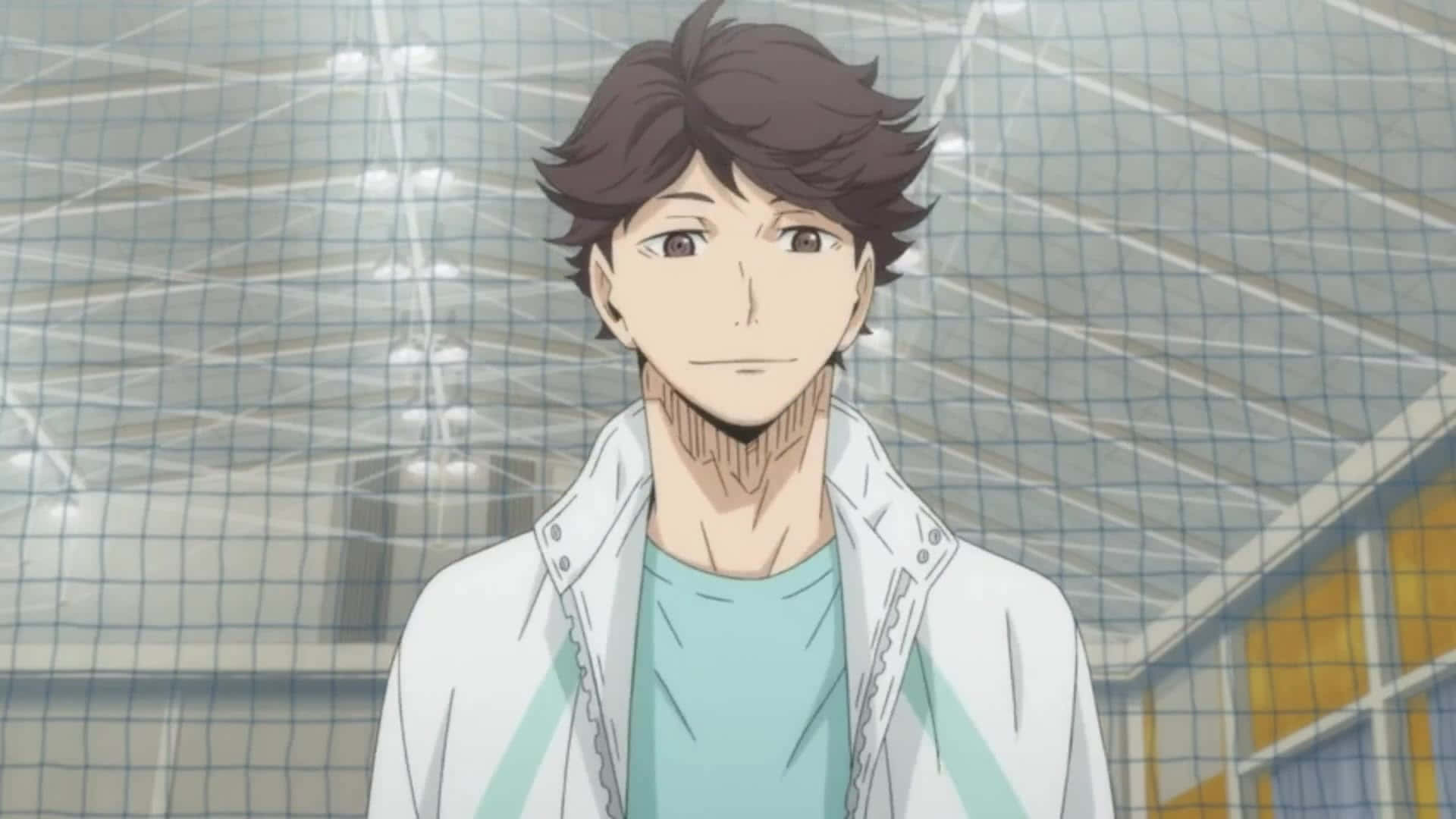 Haikyuu Captains, brown hair, calm expression, Full HD Desktop Wallpaper
