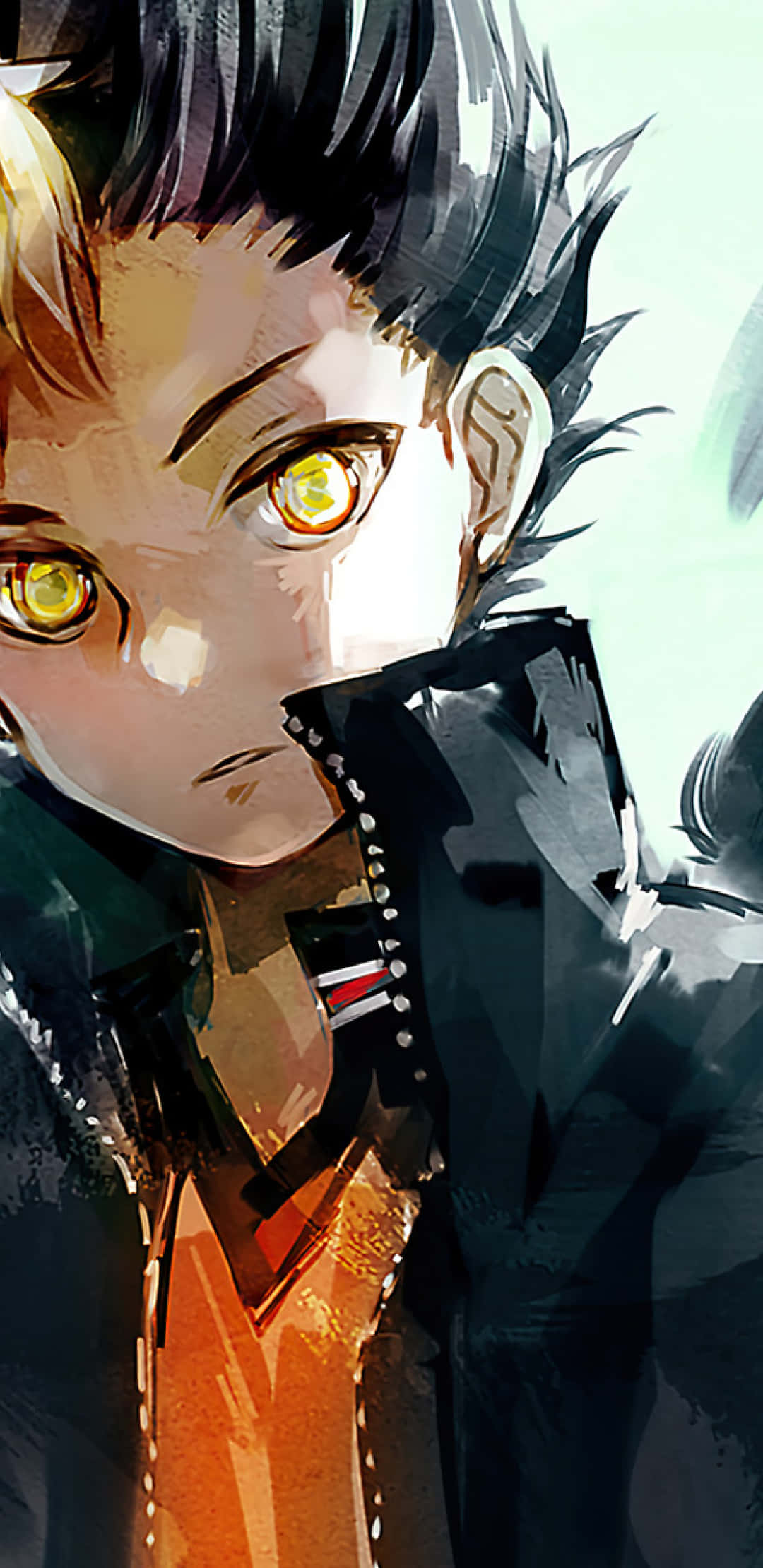 Haikyuu, anime character, spiky black hair, Full HD Phone Wallpaper