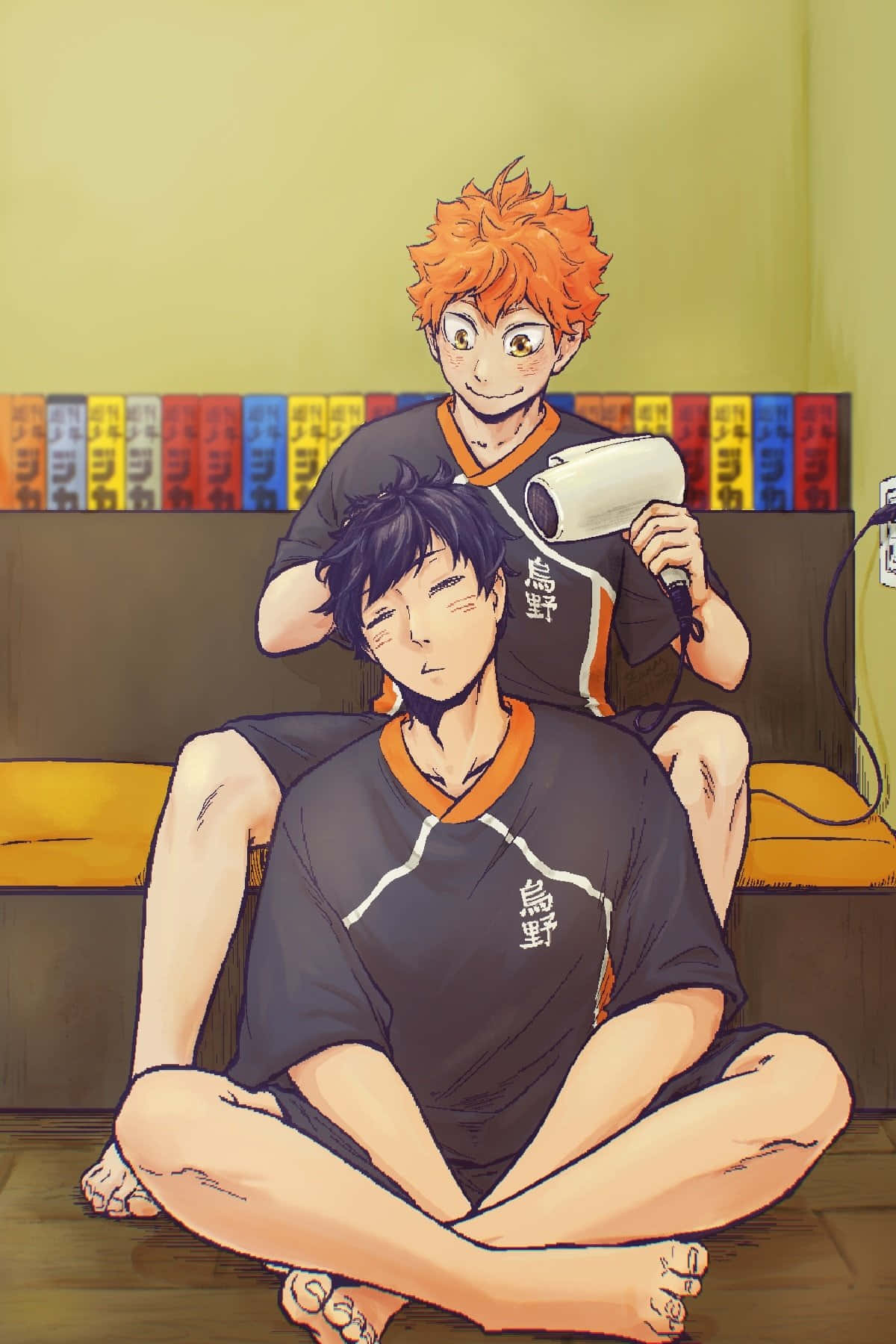 Haikyuu, volleyball uniforms, locker room, HD Phone Wallpaper