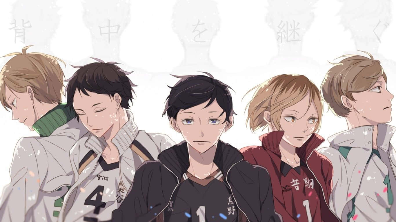 Haikyuu, anime volleyball players, team jackets, HD Desktop Wallpaper