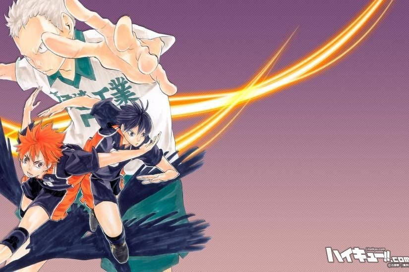 Haikyuu, Top Players, anime volleyball players, SD Desktop Wallpaper