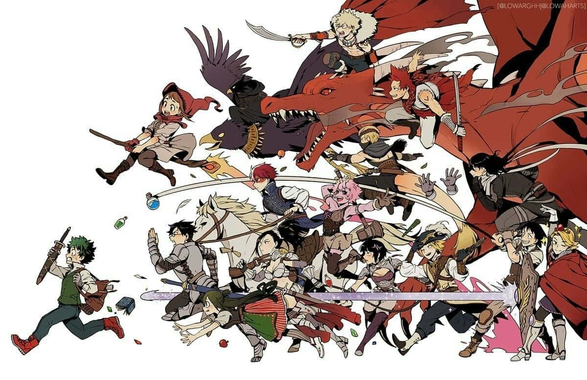 Haikyuu, cute art, anime characters, SD Desktop Wallpaper