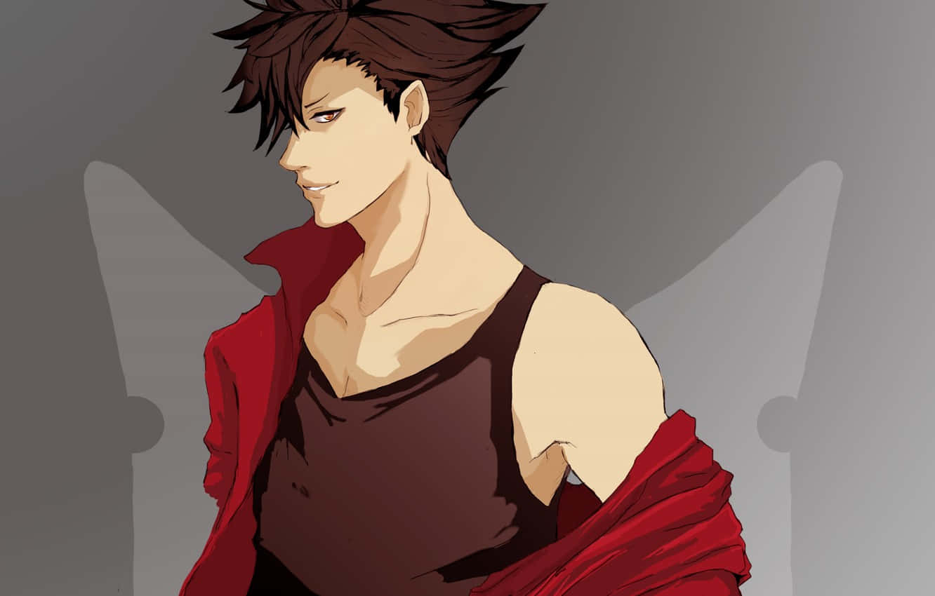 Haikyuu, Nekoma, spiky brown hair, HD Desktop Wallpaper