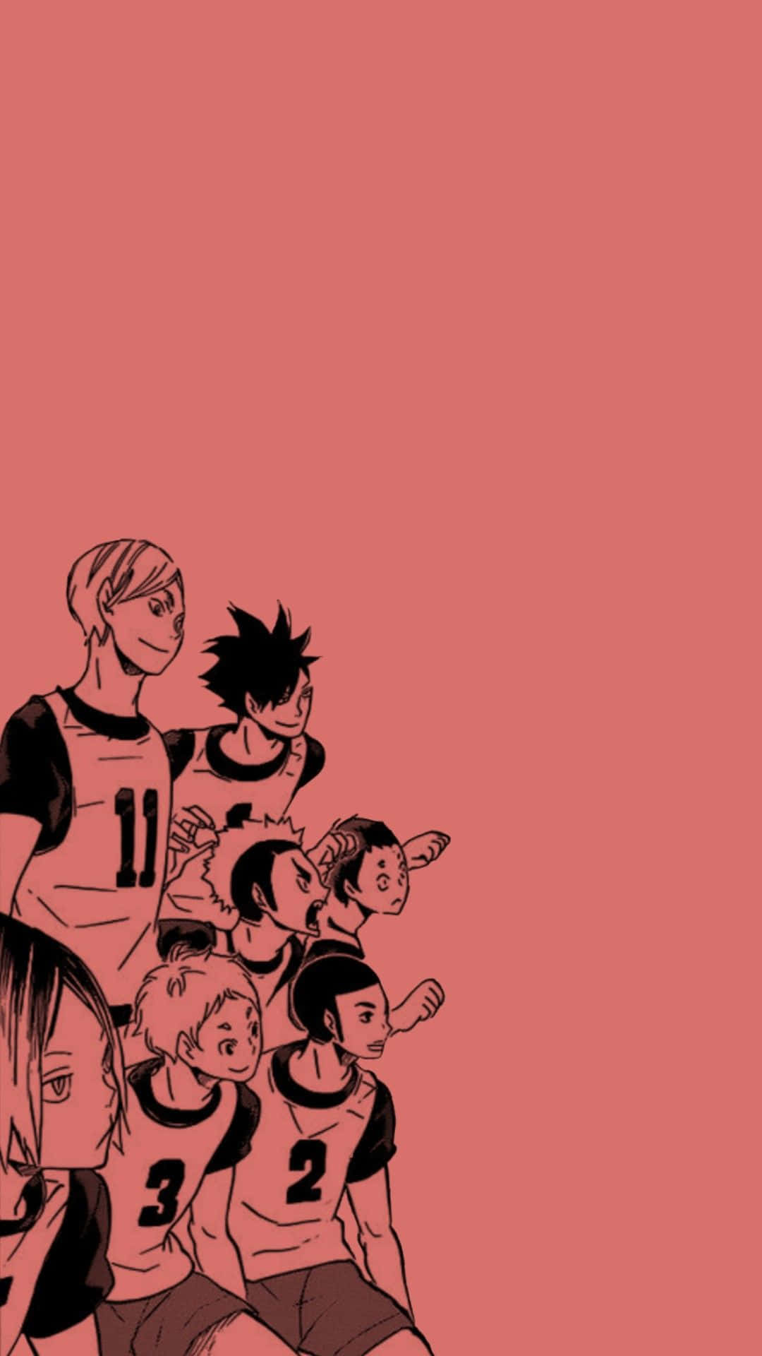 Haikyuu, Nekoma, black and white uniforms, Full HD Phone Wallpaper