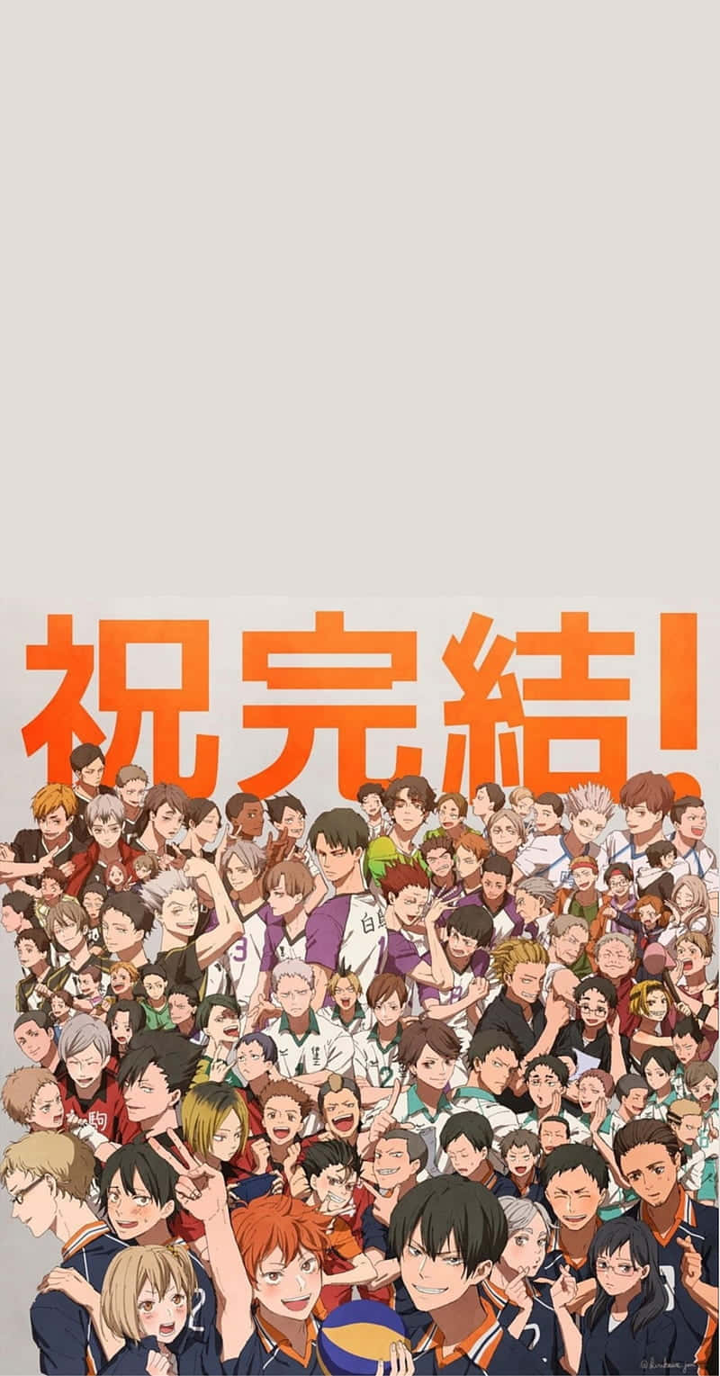 Haikyuu, Nekoma, orange, HD Phone Wallpaper