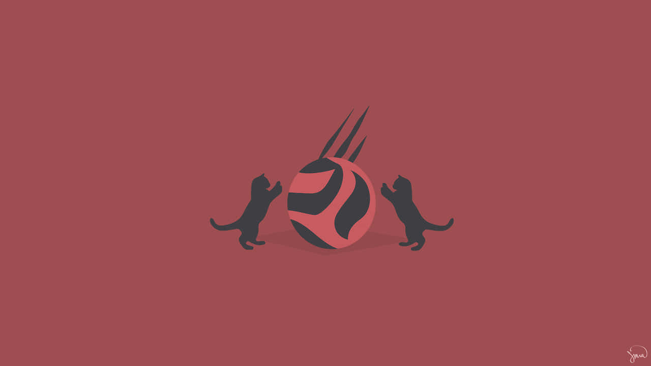 Haikyuu Nekoma, Nekoma team, black cat silhouettes, HD Desktop Wallpaper