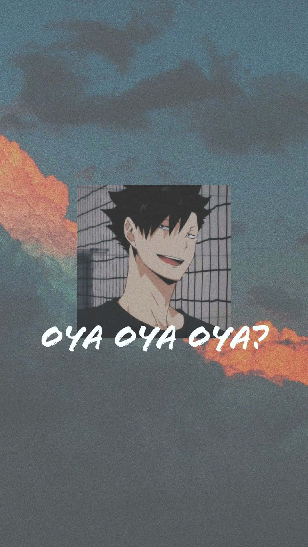Haikyuu, Oya Oya Oya, spiky black hair, Full HD Phone Wallpaper