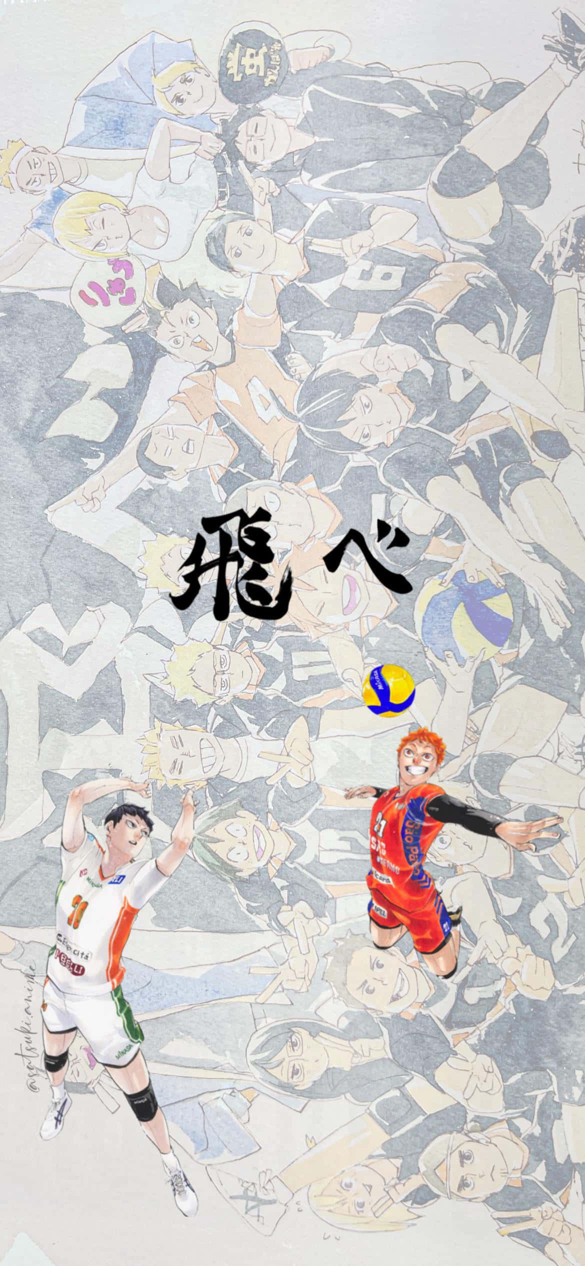 Haikyuu, anime, volleyball, Full HD Phone Wallpaper