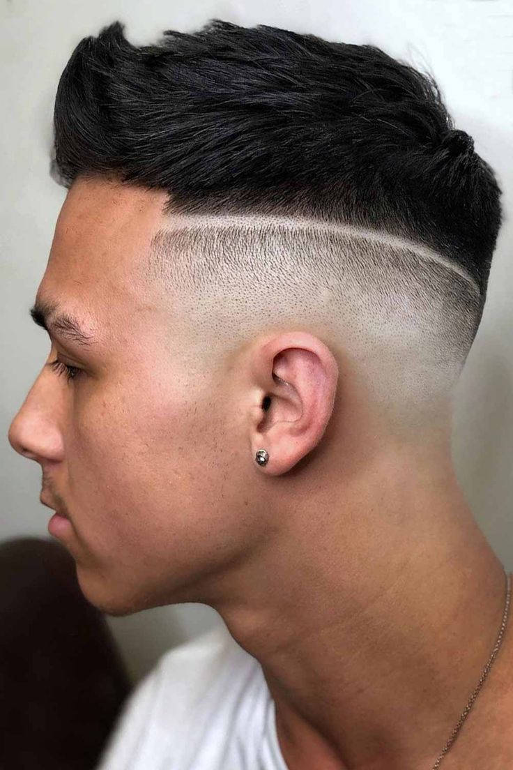 quiff, sharp fade, silver earring, SD Phone Wallpaper
