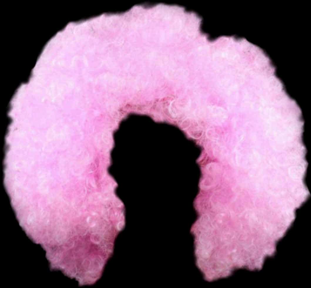 pink curly afro wig, cotton candy, glowing, SD Desktop Wallpaper