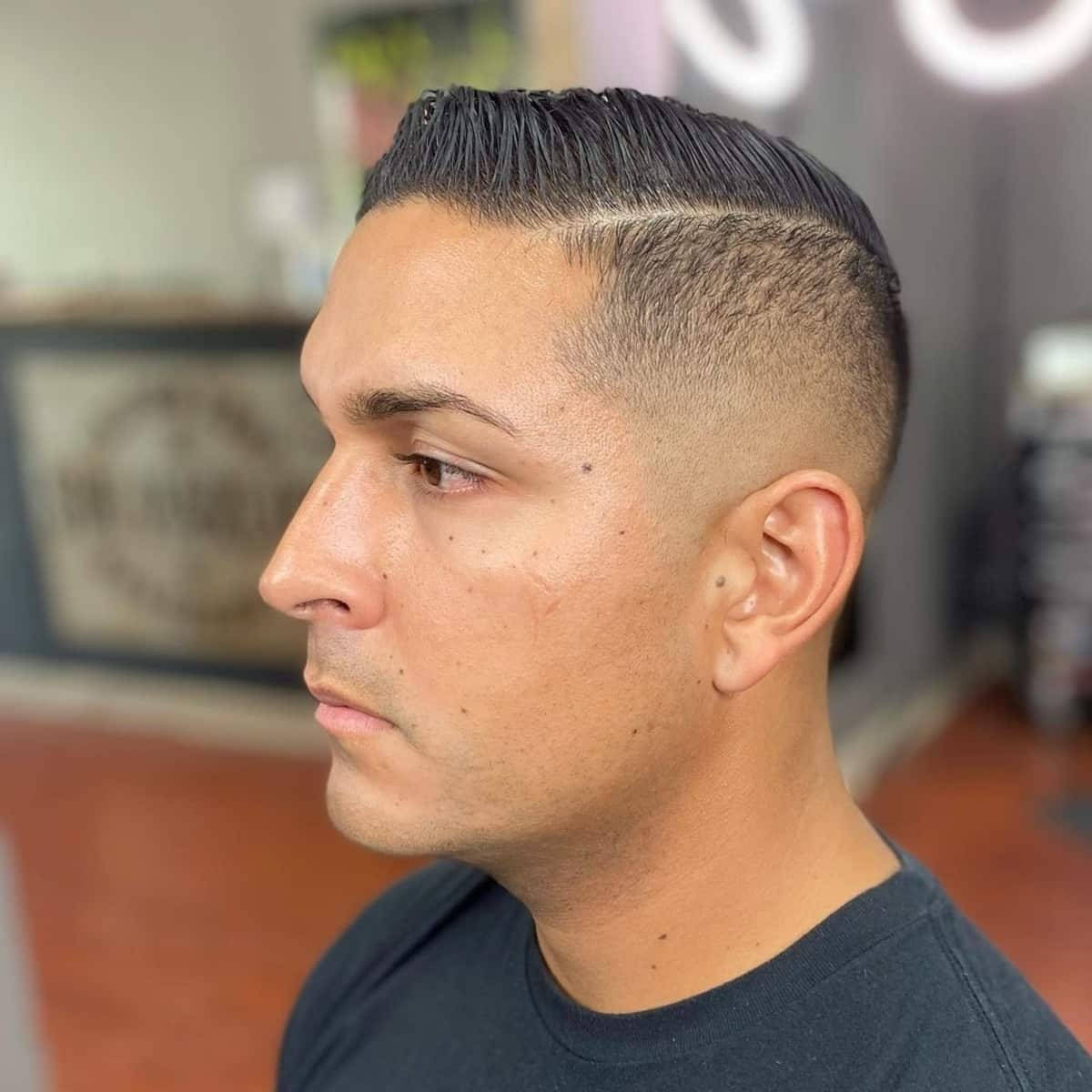 regulation cut, fade haircut, slicked-back top, SD Desktop Wallpaper