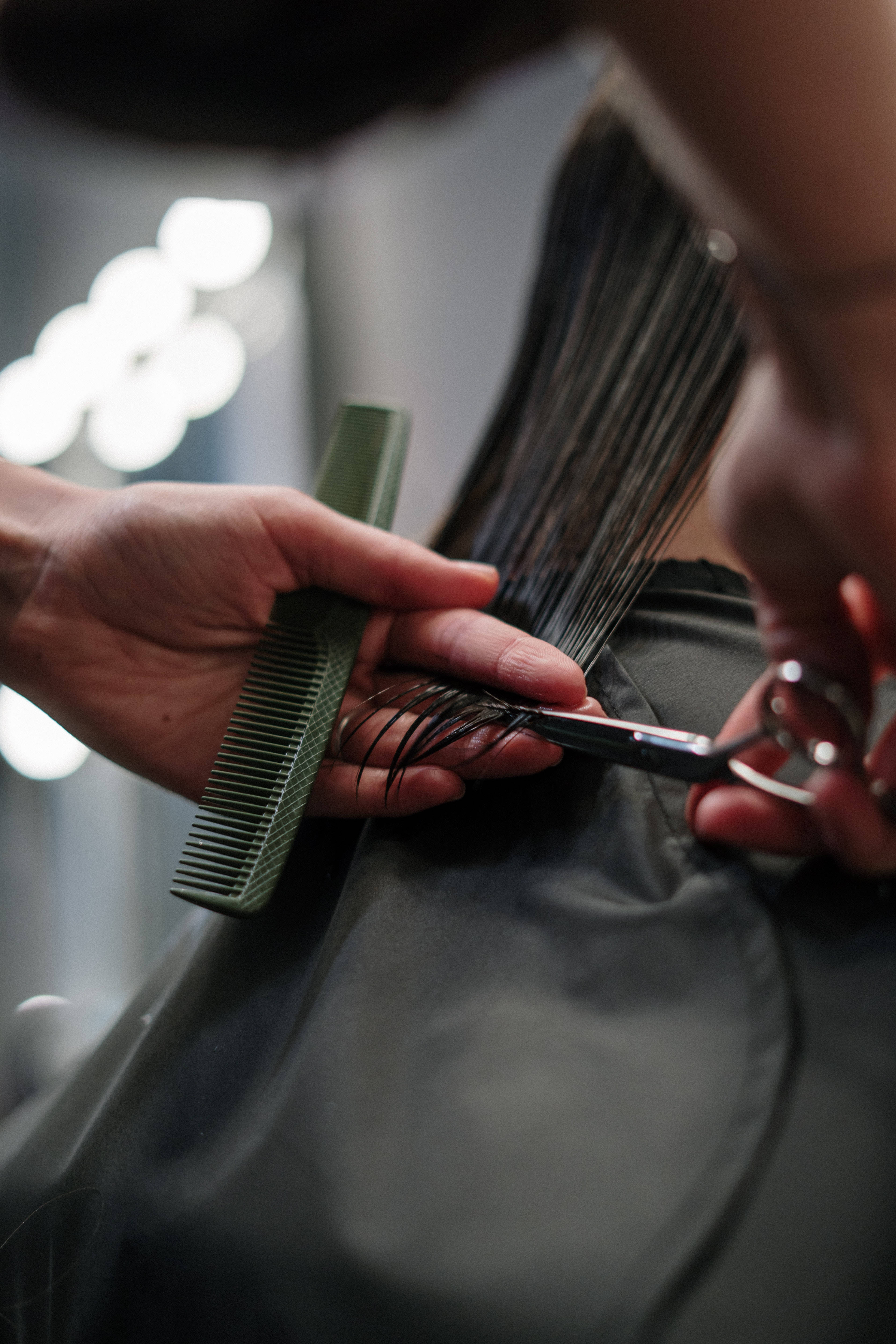 hair stylist, beauty salon, scissors, 5K Phone Wallpaper