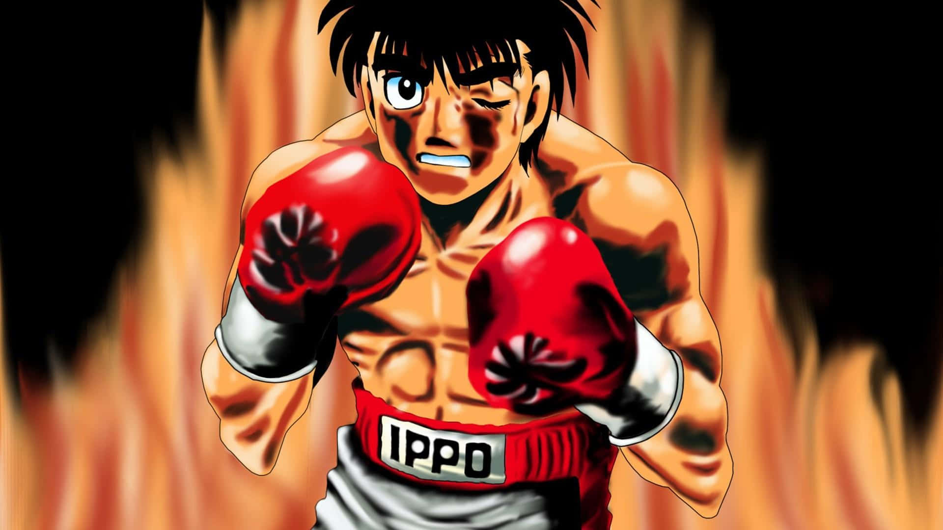 Hajime no Ippo, Ippo, red gloves, Full HD Desktop Wallpaper