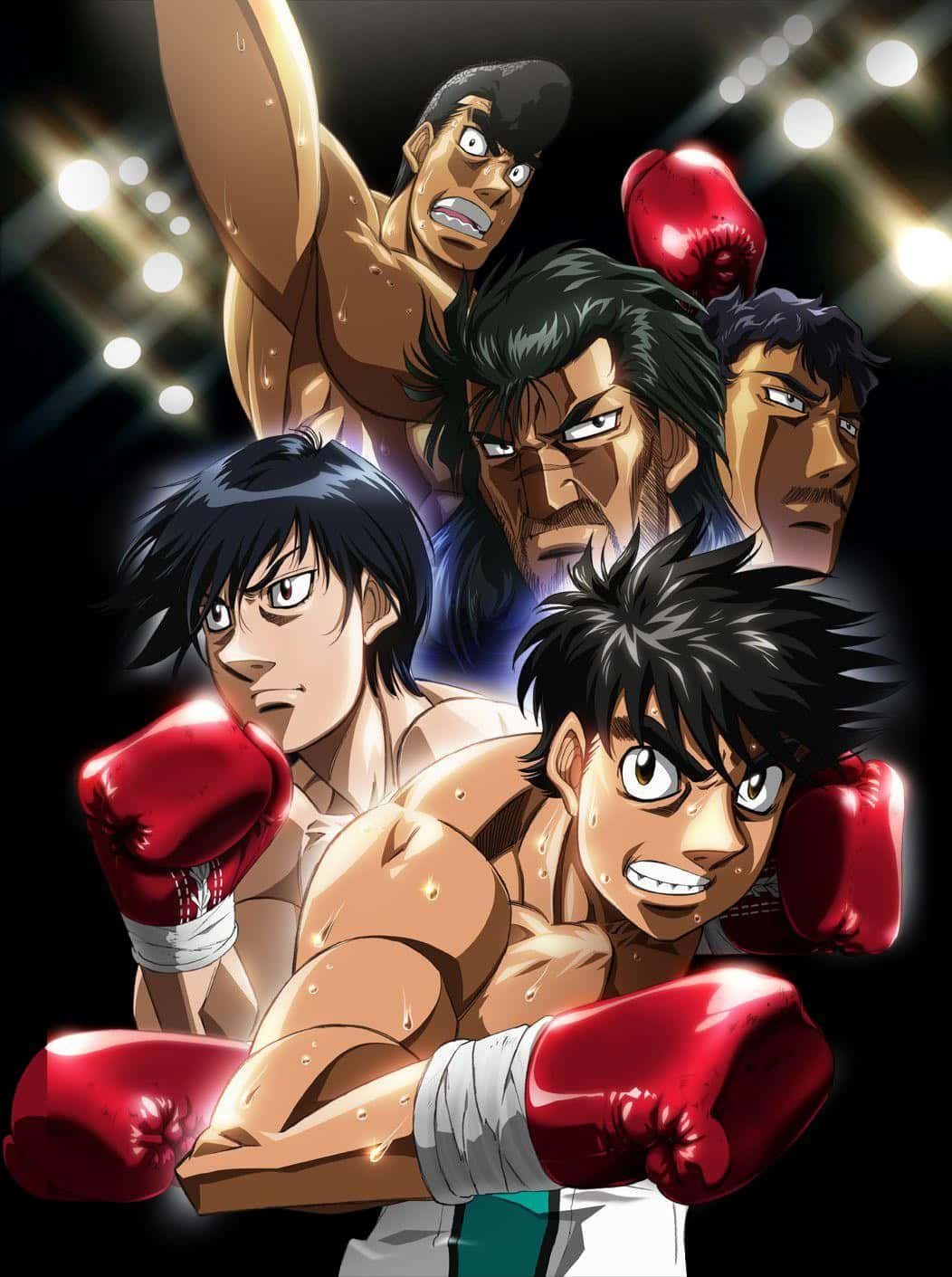 Hajime no Ippo, anime boxing champions, red gloves, HD Phone Wallpaper