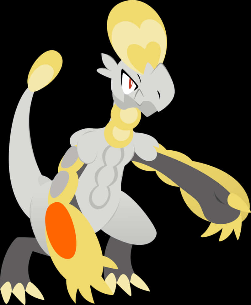 Hakamo-o, gray body, yellow accents, SD Phone Wallpaper