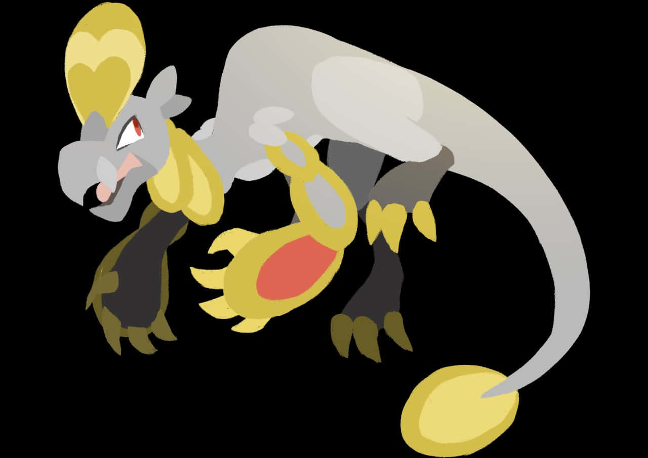 Hakamo-o, gray body, yellow accents, HD Desktop Wallpaper