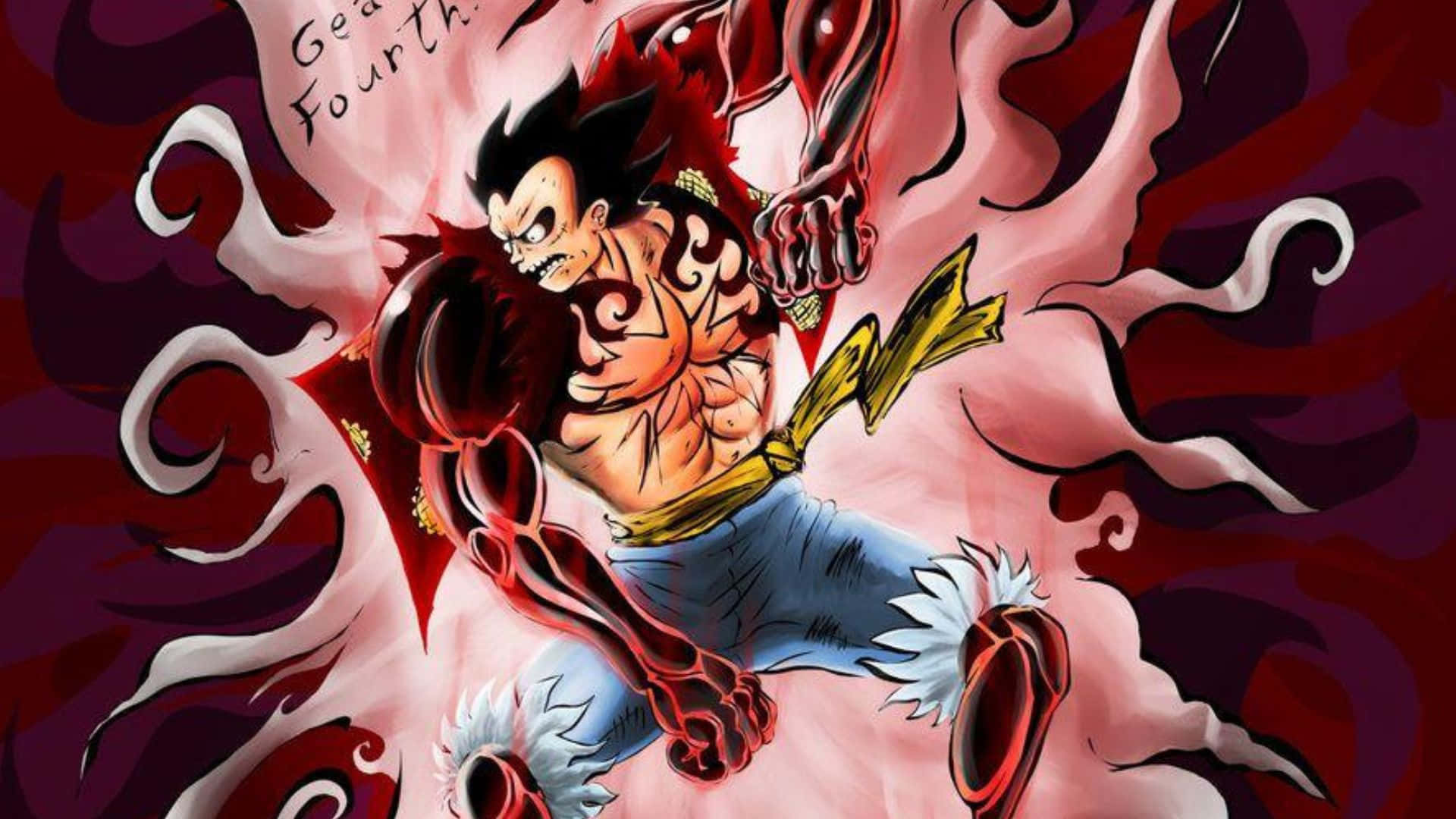 Haki, anime warrior, spiky black hair, Full HD Desktop Wallpaper
