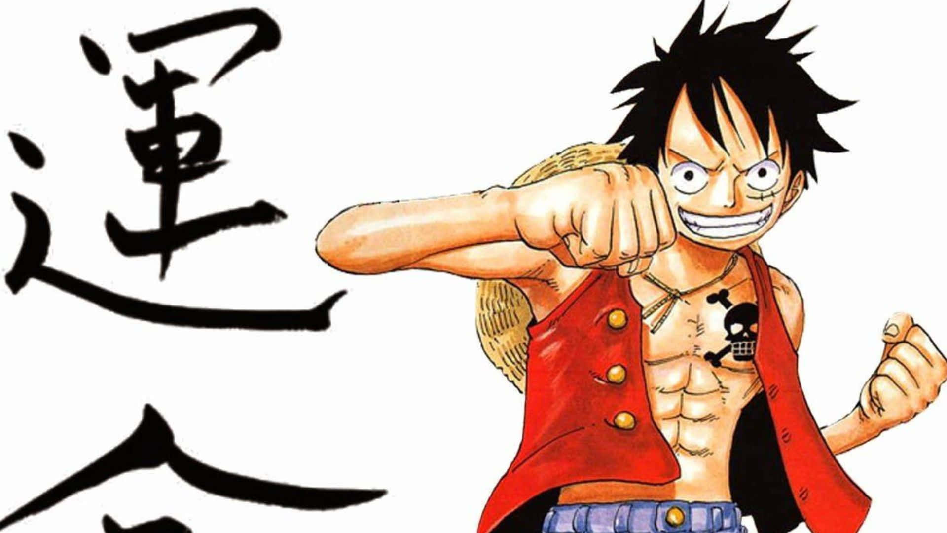 Haki, anime pirate, spiky black hair, Full HD Desktop Wallpaper