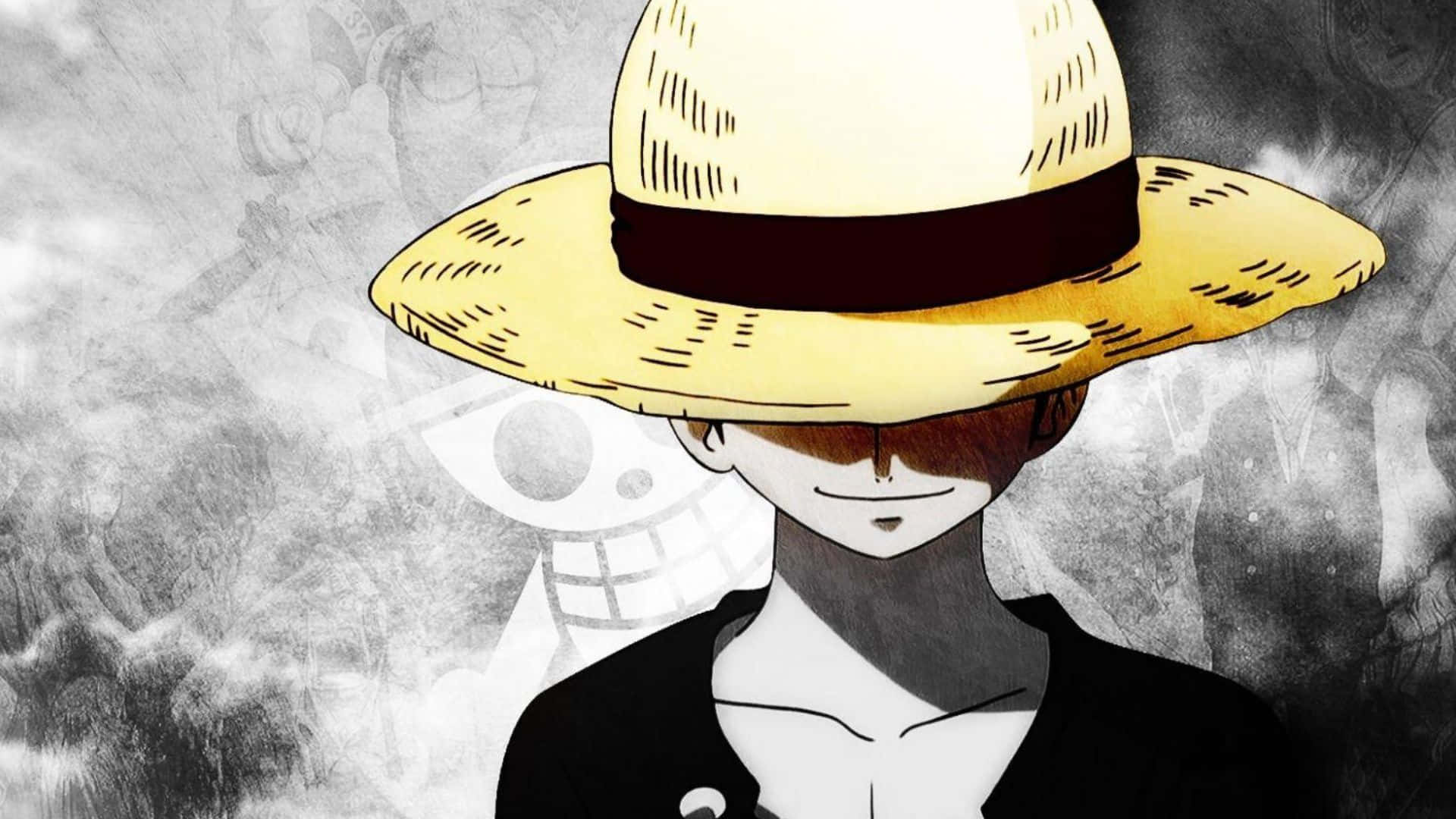 Haki, straw hat, dark band, Full HD Desktop Wallpaper