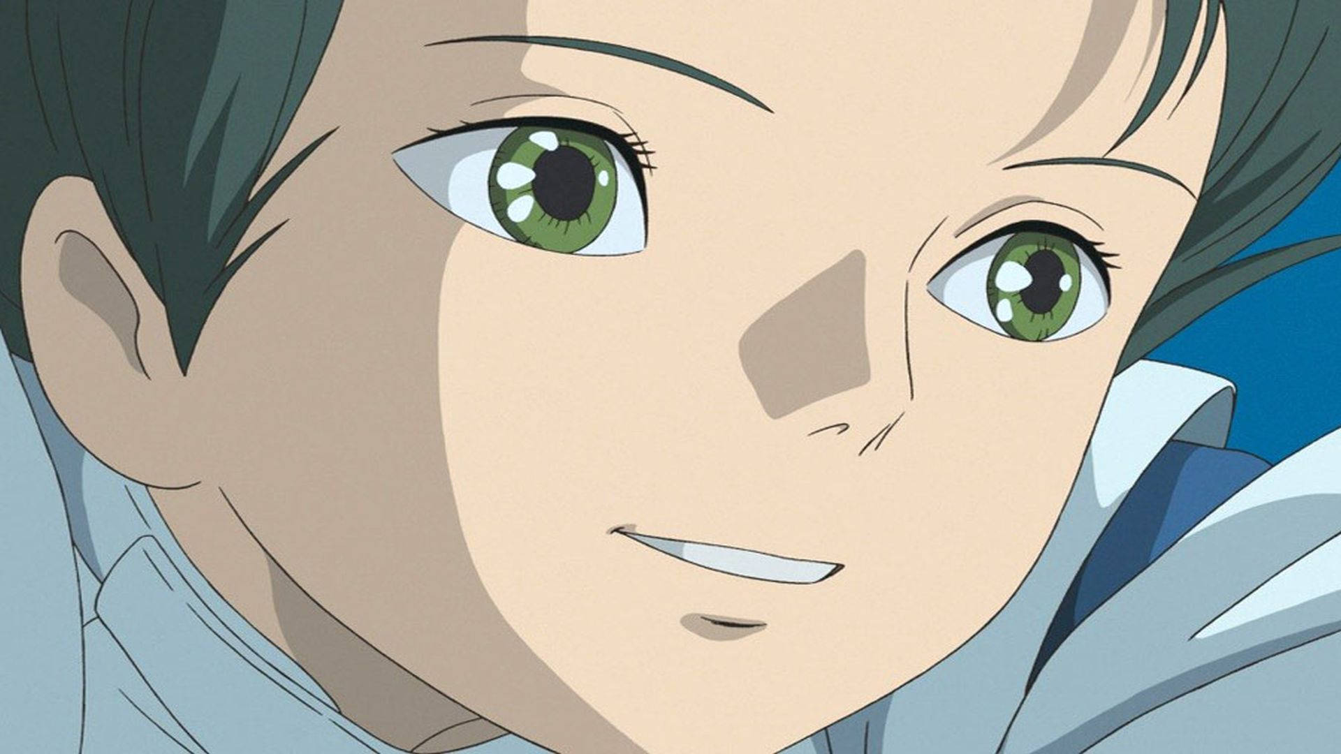 Haku, Spirited Away, green eyes, Full HD Desktop Wallpaper
