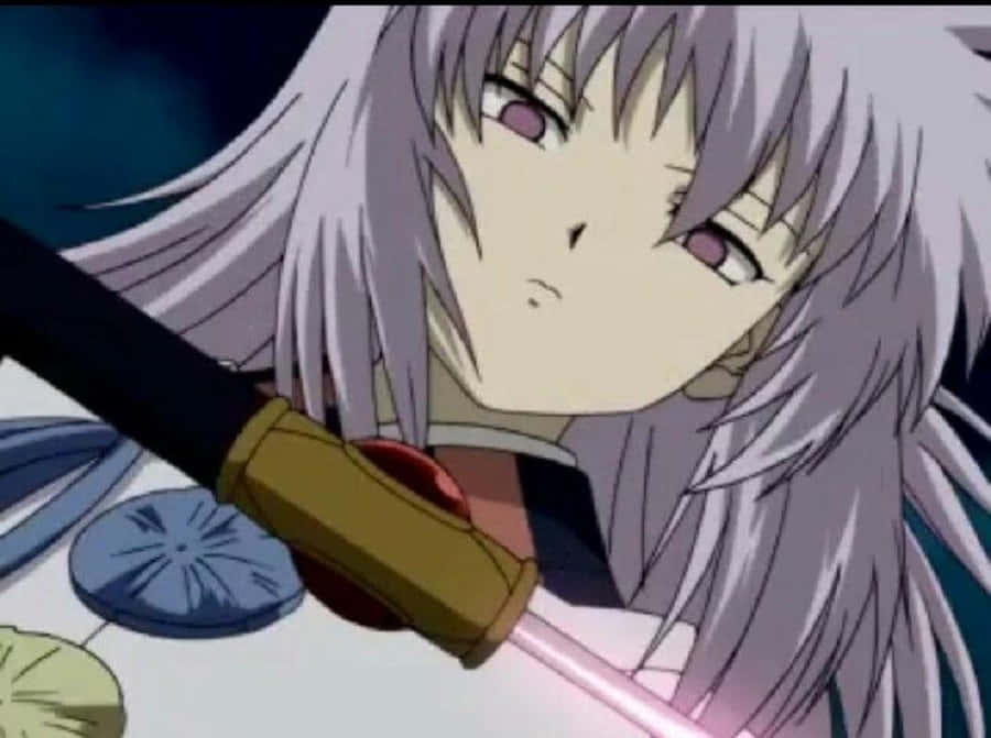 Hakudoshi, 900 x 671, silver-haired anime girl, SD Desktop Wallpaper