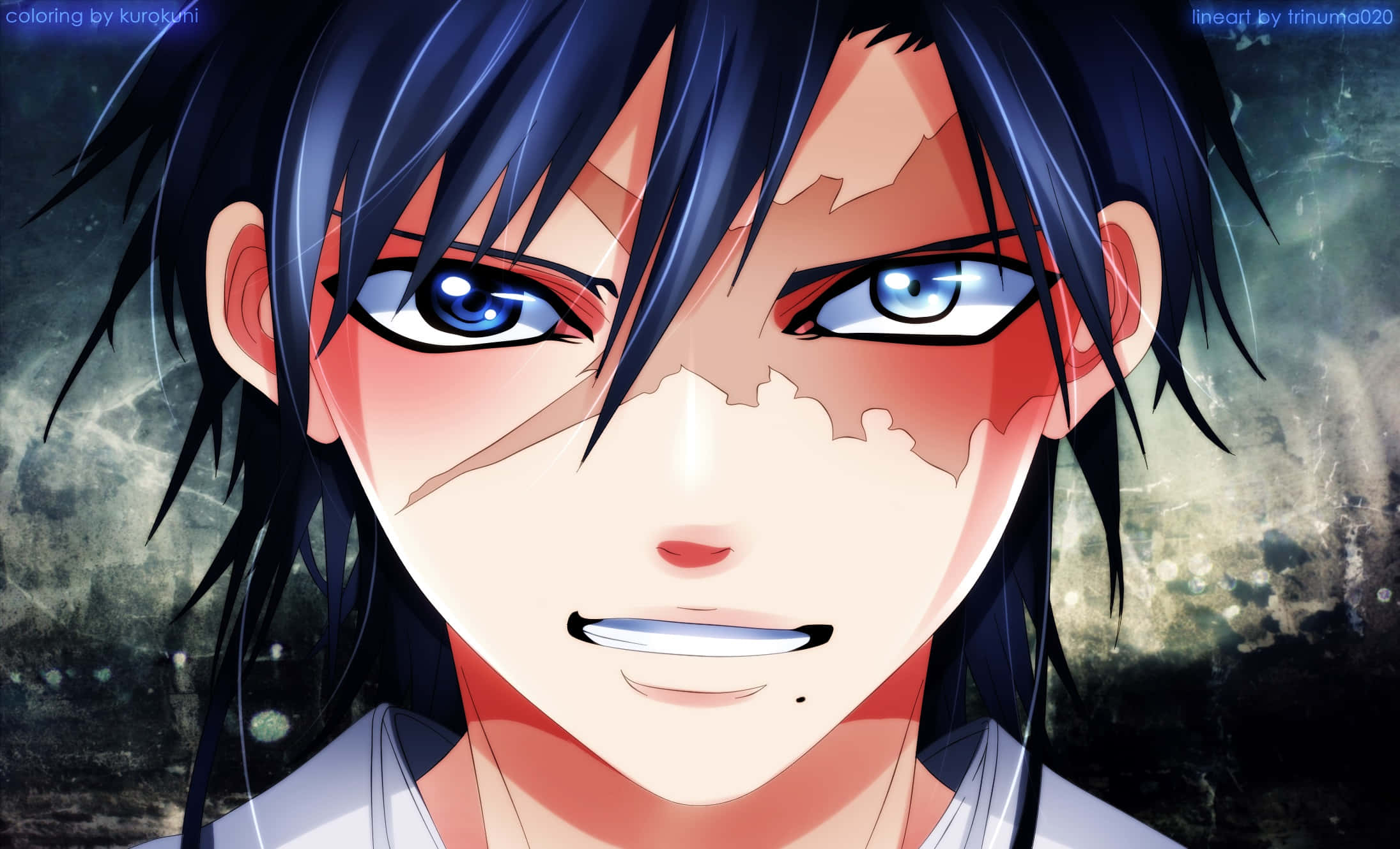 Hakuryuu Ren, anime portrait, dark hair, Full HD Desktop Wallpaper