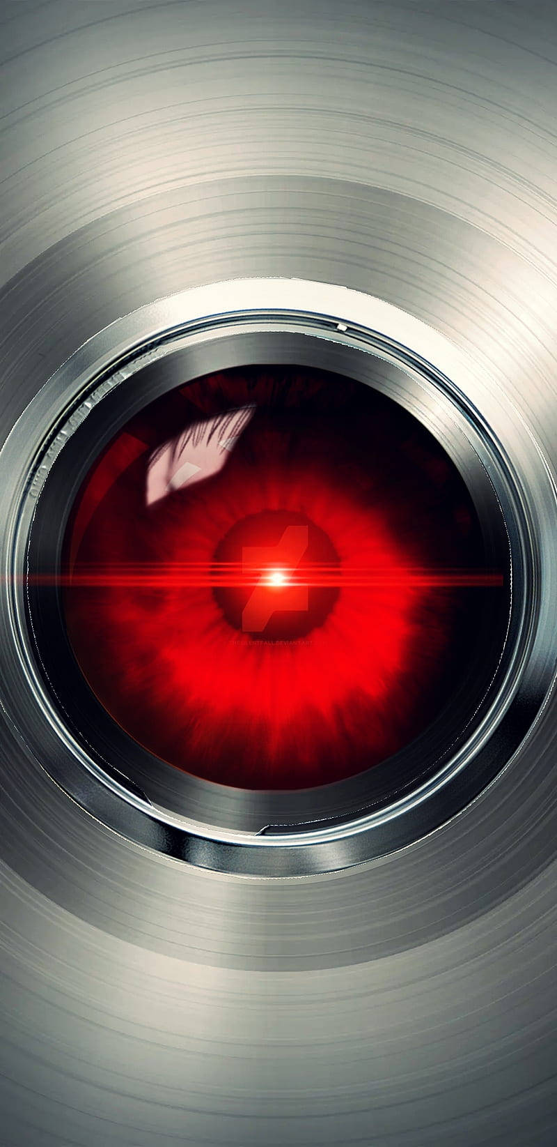 Hal 9000, red eye, bright central light, HD Phone Wallpaper