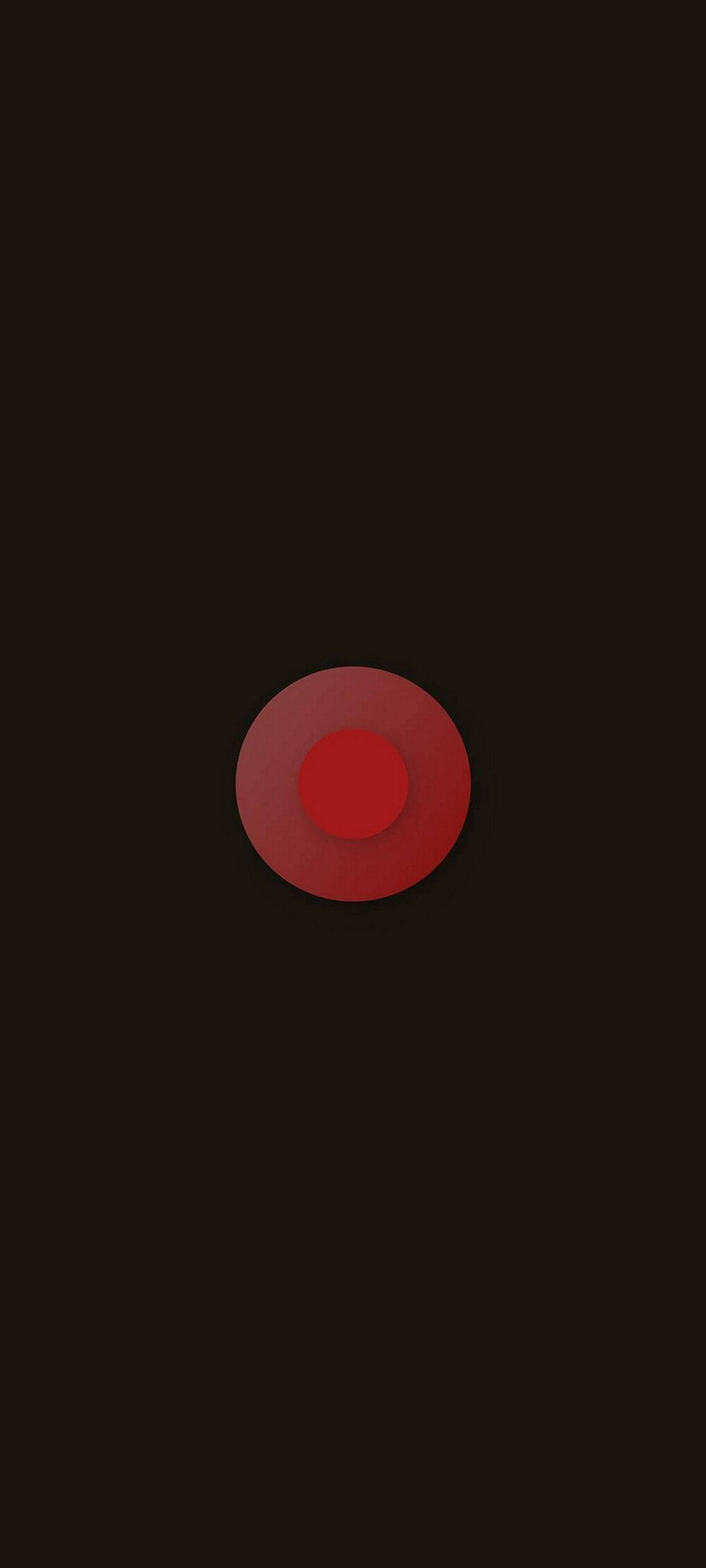 Hal 9000, red scanner, concentric red circles, 2K Phone Wallpaper