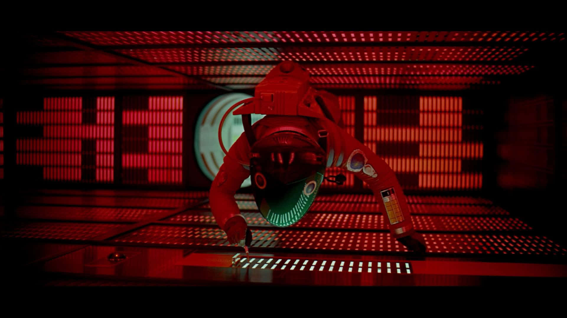 HAL 9000, 2001: A Space Odyssey, red-suited astronaut, Full HD Desktop Wallpaper