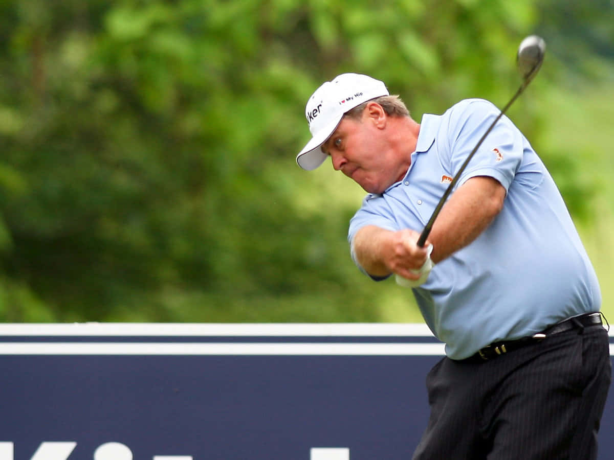 Hal Sutton, light blue shirt, white cap, SD Desktop Wallpaper