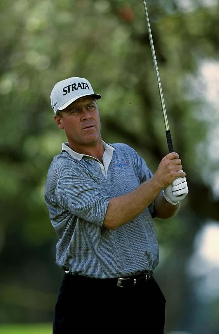 Hal Sutton, golf club, lush green course, SD Phone Wallpaper