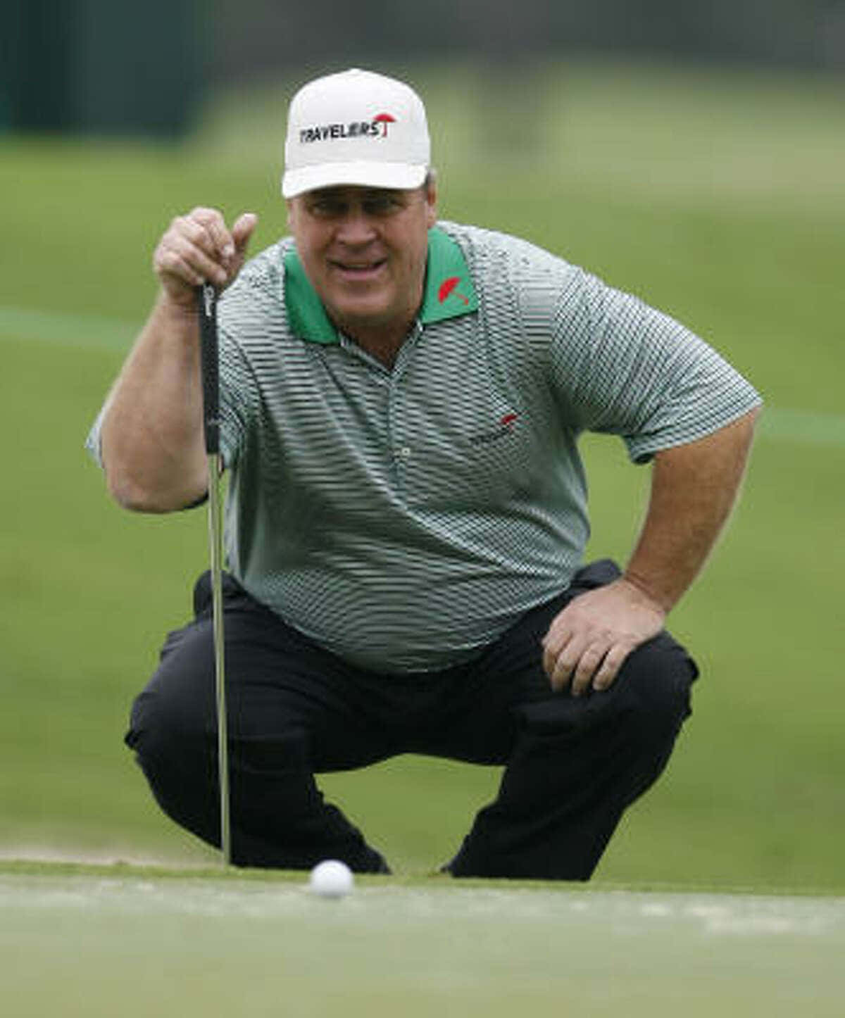 Hal Sutton, golf ball, putter, HD Phone Wallpaper