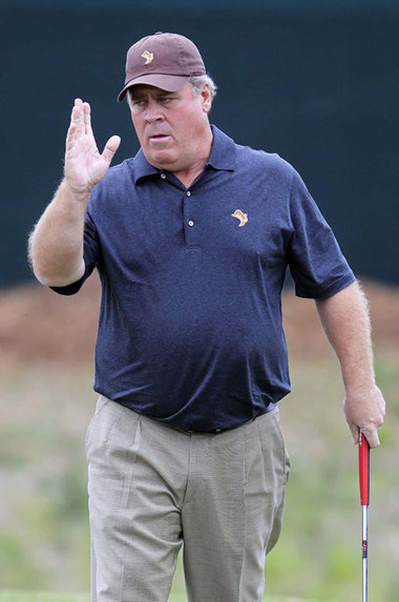 Hal Sutton, navy polo, cap, Full HD Phone Wallpaper