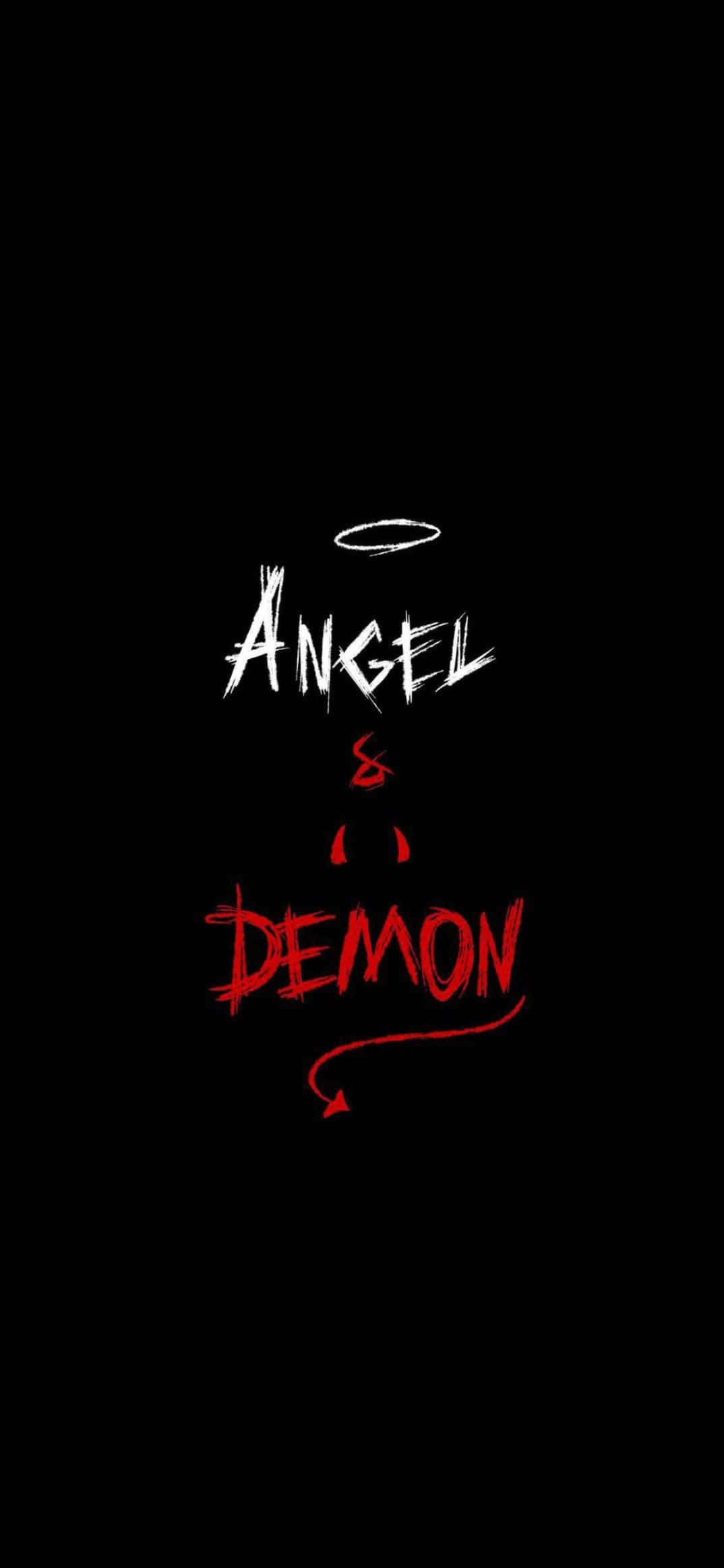 angel, demon, halo, Full HD Phone Wallpaper