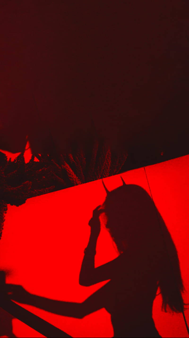 sad demon girl, horns, headpiece, HD Phone Wallpaper
