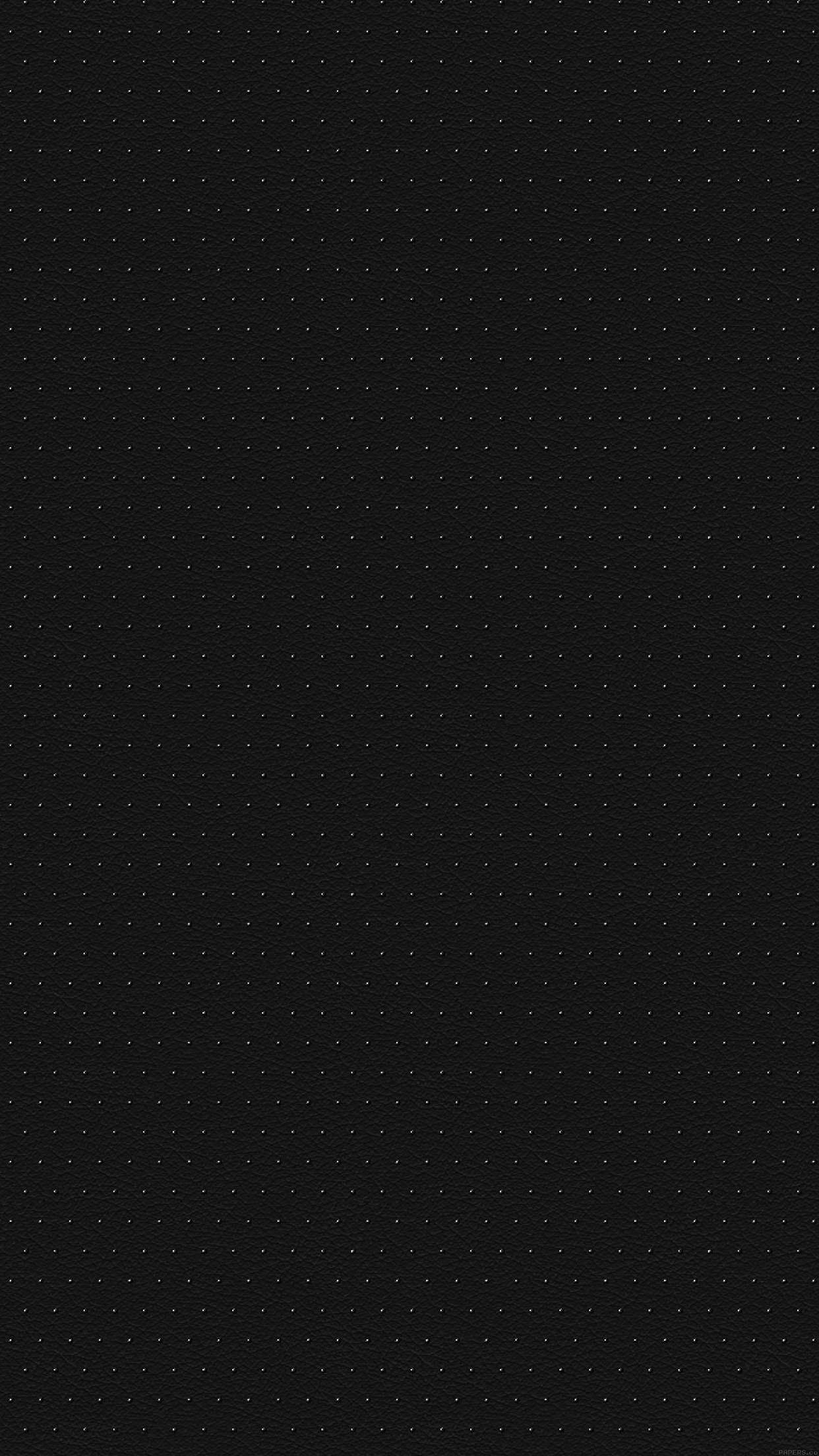 Pure Black With Small White Dots, minimalist black background, subtle grid of tiny white dots, Full HD Phone Wallpaper