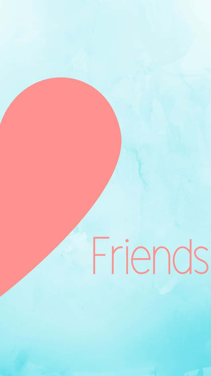 Half Heart, pastel blue, coral pink, HD Phone Wallpaper