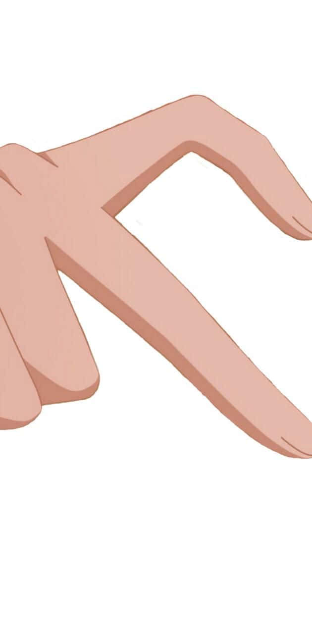 Half Heart, hand gesture, peace sign, HD Phone Wallpaper