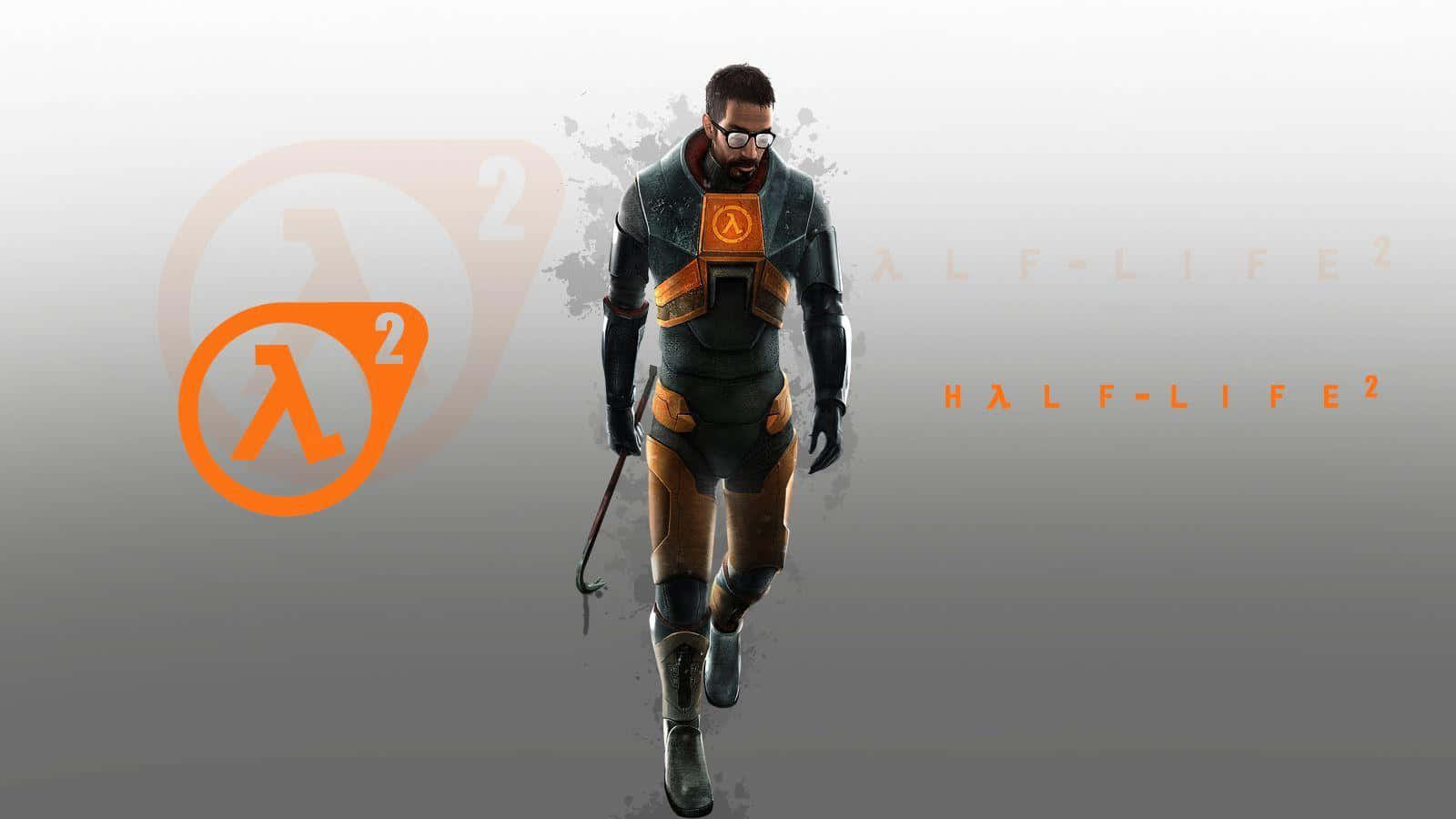 Half-Life 2, orange shirt, knife, HD Desktop Wallpaper
