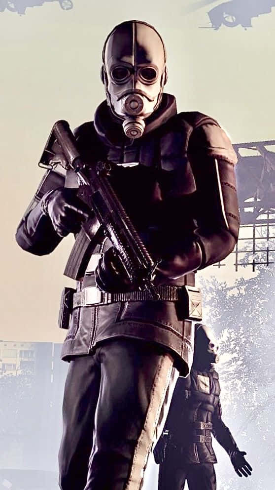 Half Life 2, gas mask, tactical gear, SD Phone Wallpaper