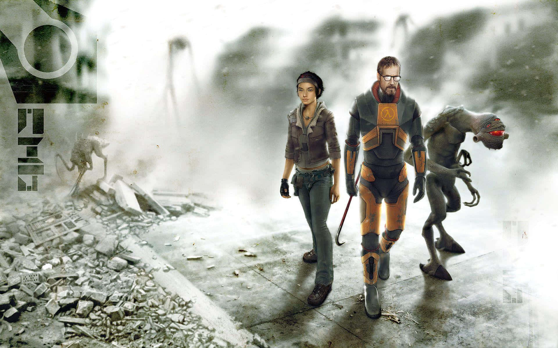 Half-Life 2, dystopian world, post-apocalyptic gear, Full HD Desktop Wallpaper