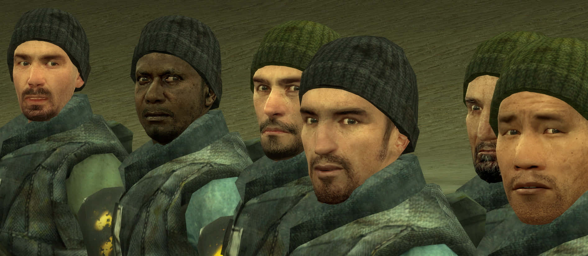 Half-Life, characters, winter gear, HD Desktop Wallpaper
