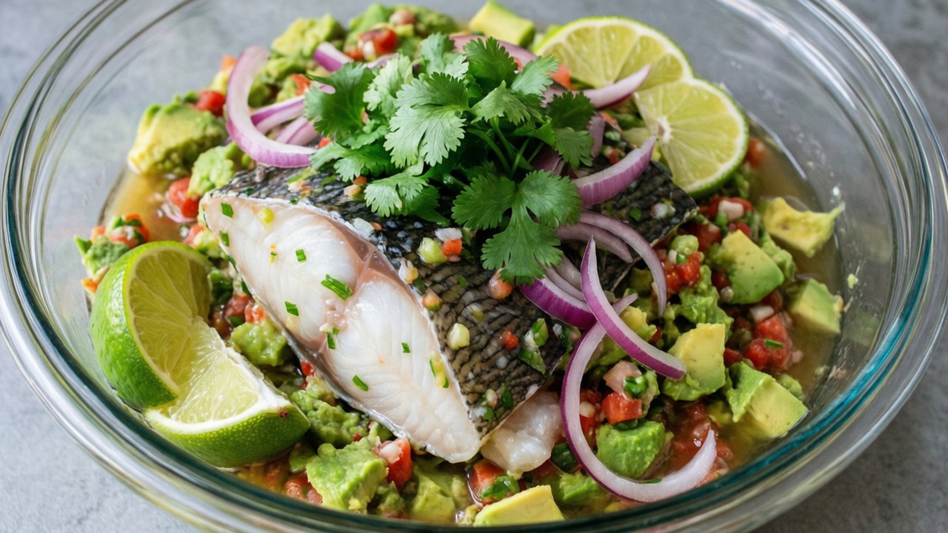 Halibut Ceviche Bowl, halibut, lime, Full HD Desktop Wallpaper