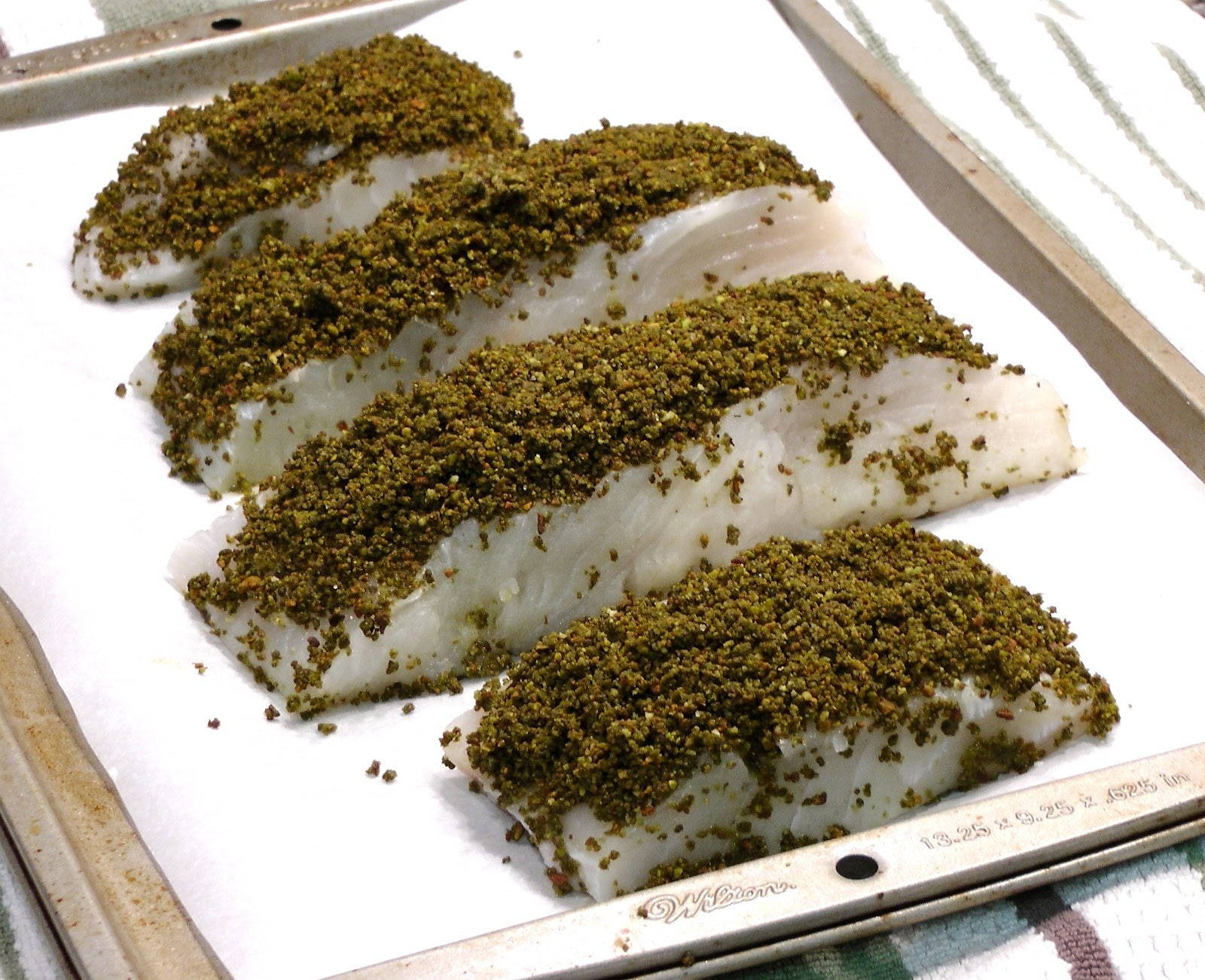 matcha pistachio, baked halibut, parchment paper, HD Desktop Wallpaper